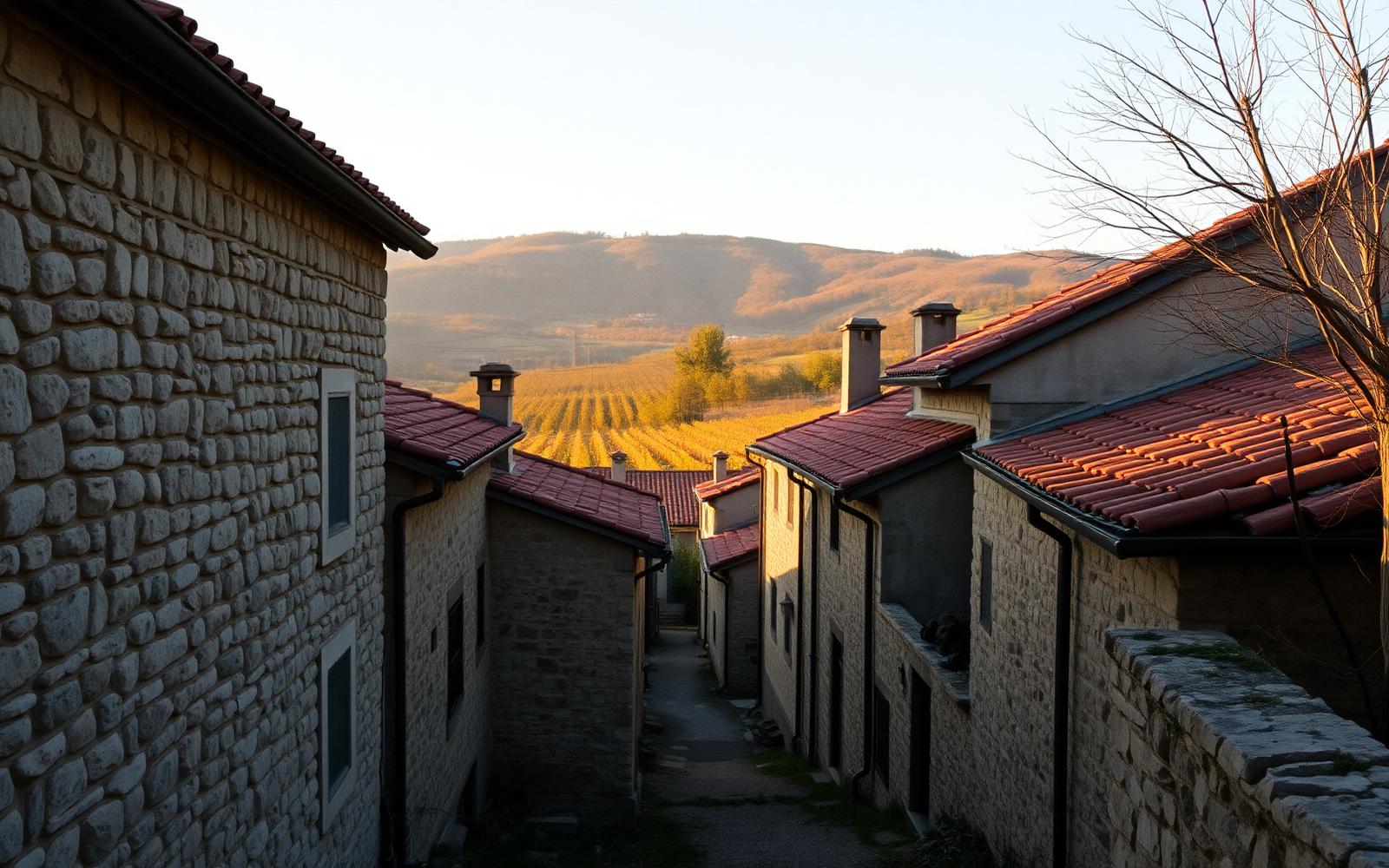 Stone Villages in the Langhe Hills