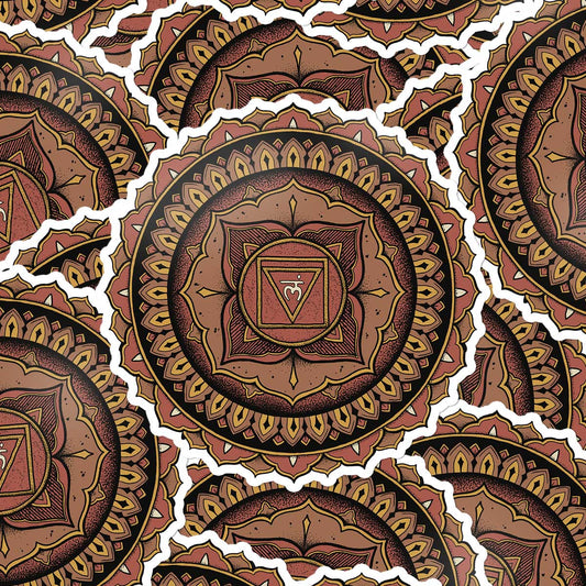 Root Chakra Mandala Sticker